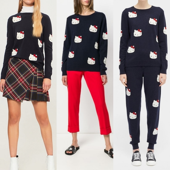 Chinti & Parker Hello Kitty Cashmere Sweater - Picture 1 of 8